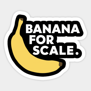 Banana For Scale, Banana Design Sticker